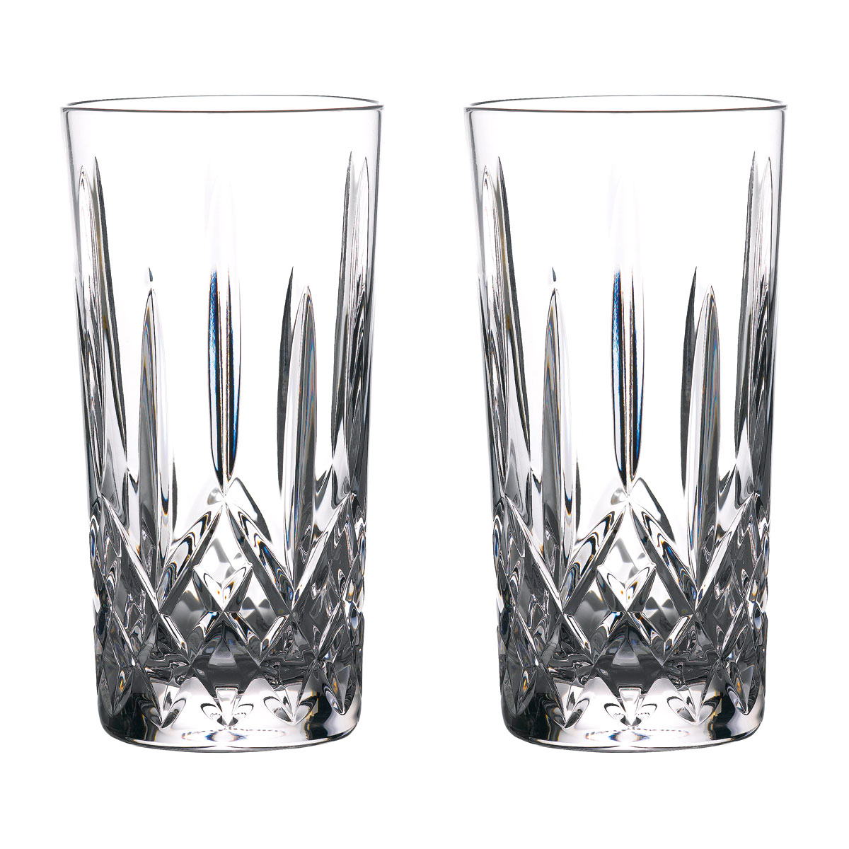Waterford Crystal Gin Journeys Lismore Hiball Glasses, Pair